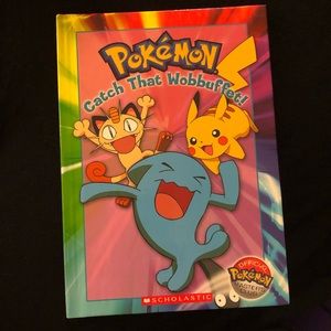 Pokemon 2005 ‘Catch That Wobbuffet’ Hard Cover Book Scholastic